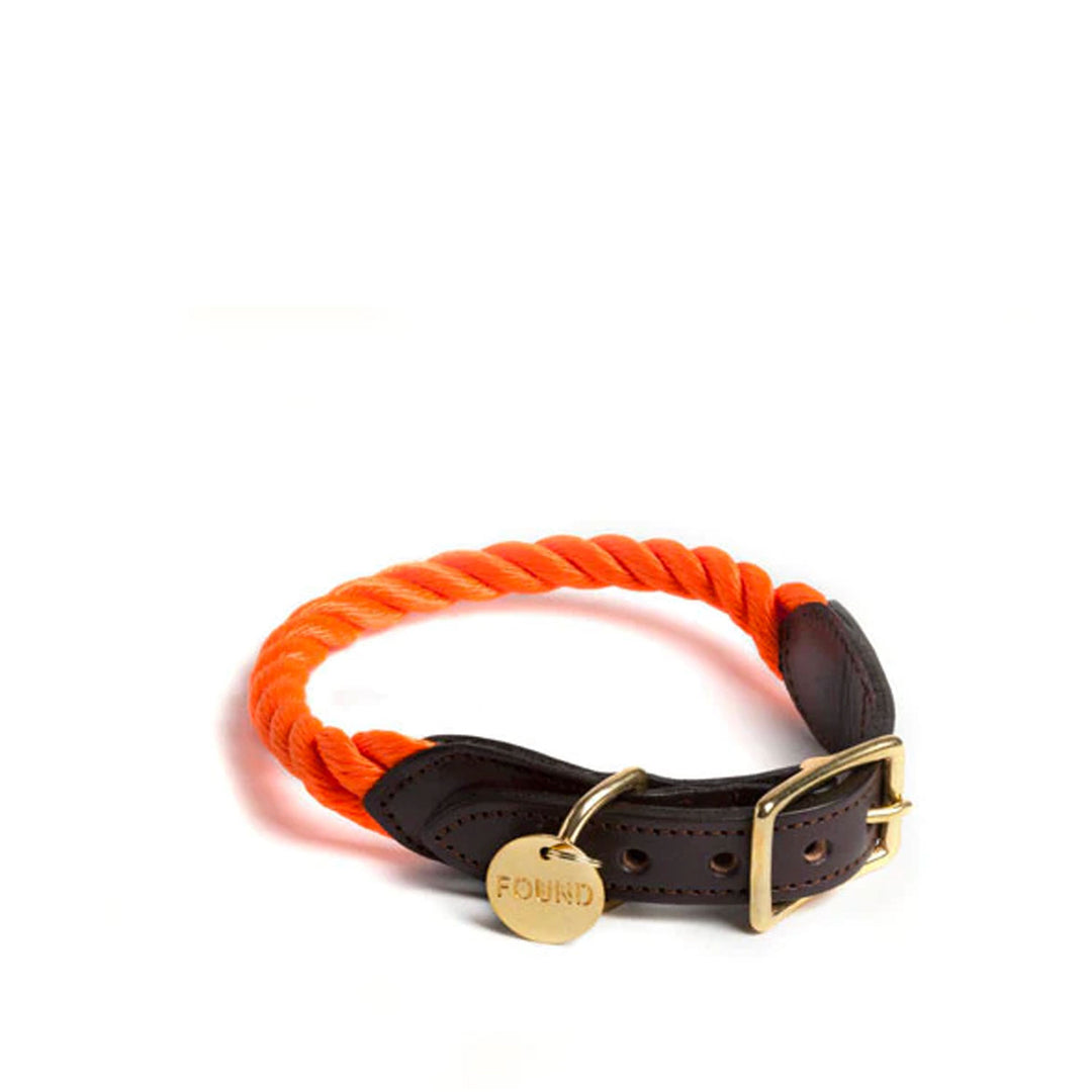 Found My Animal New York Collar - Rescue Orange