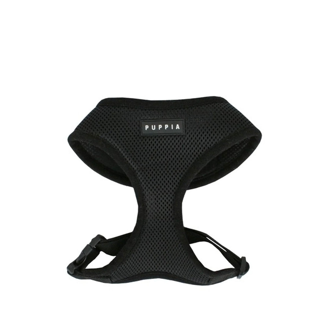 Puppia Soft Mesh Breathable Dog Harness - Black