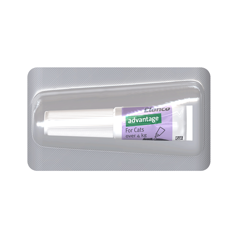 Advantage Flea  -  Cats over 4kg  -  4 pack