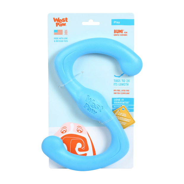 Westpaw Bumi Tug Fetch Zogoflex Dog Toy - Blue