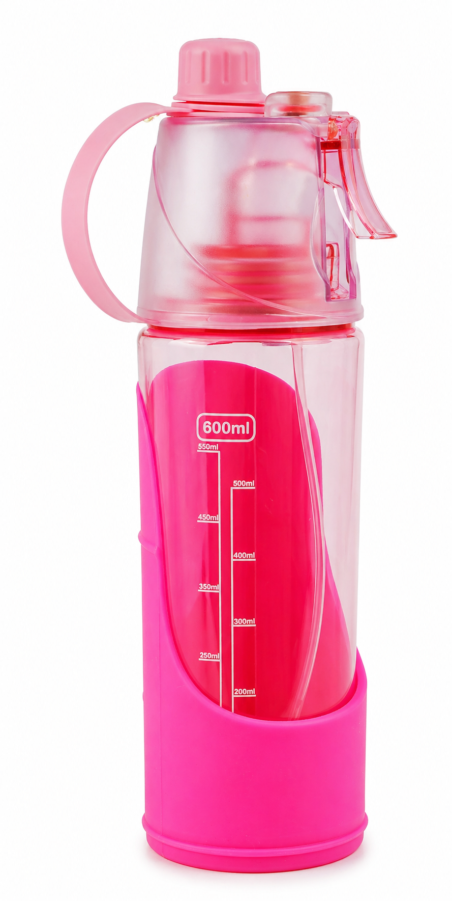Travel Water Bottle Pink - 600ml