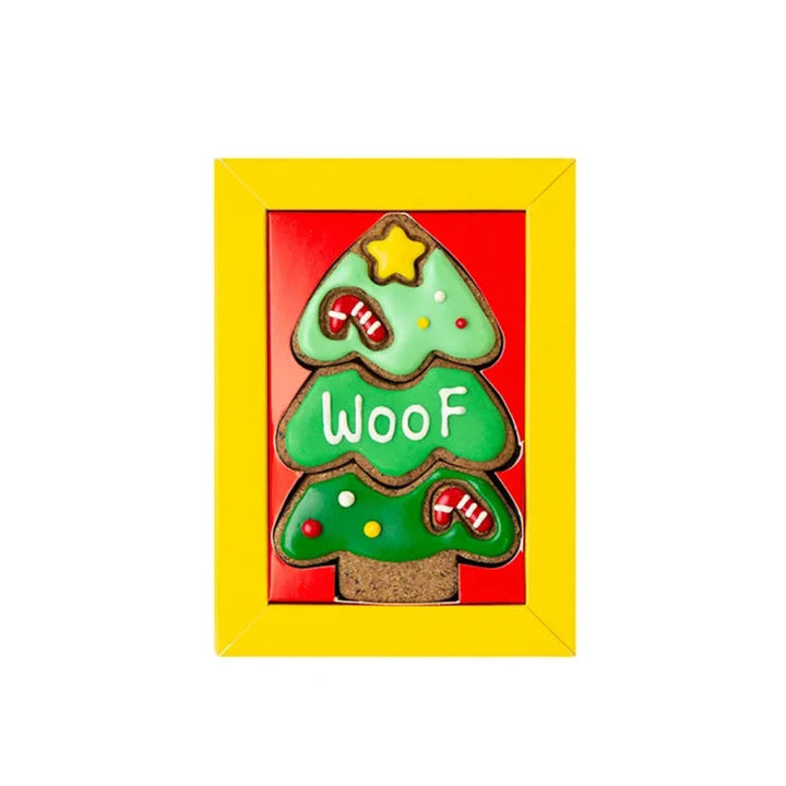 Christmas Dog Treats - WOOF Xmas Tree Cookie