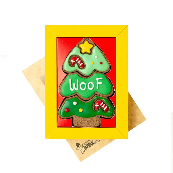 Christmas Dog Treats - WOOF Xmas Tree Cookie