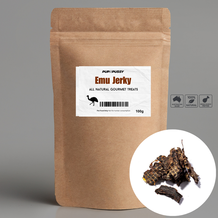 All Natural Gourmet Treats - Emu Jerky