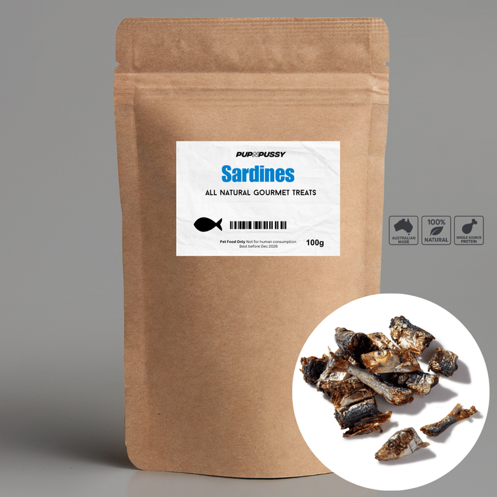 All Natural Gourmet Treats - Sardines 100g