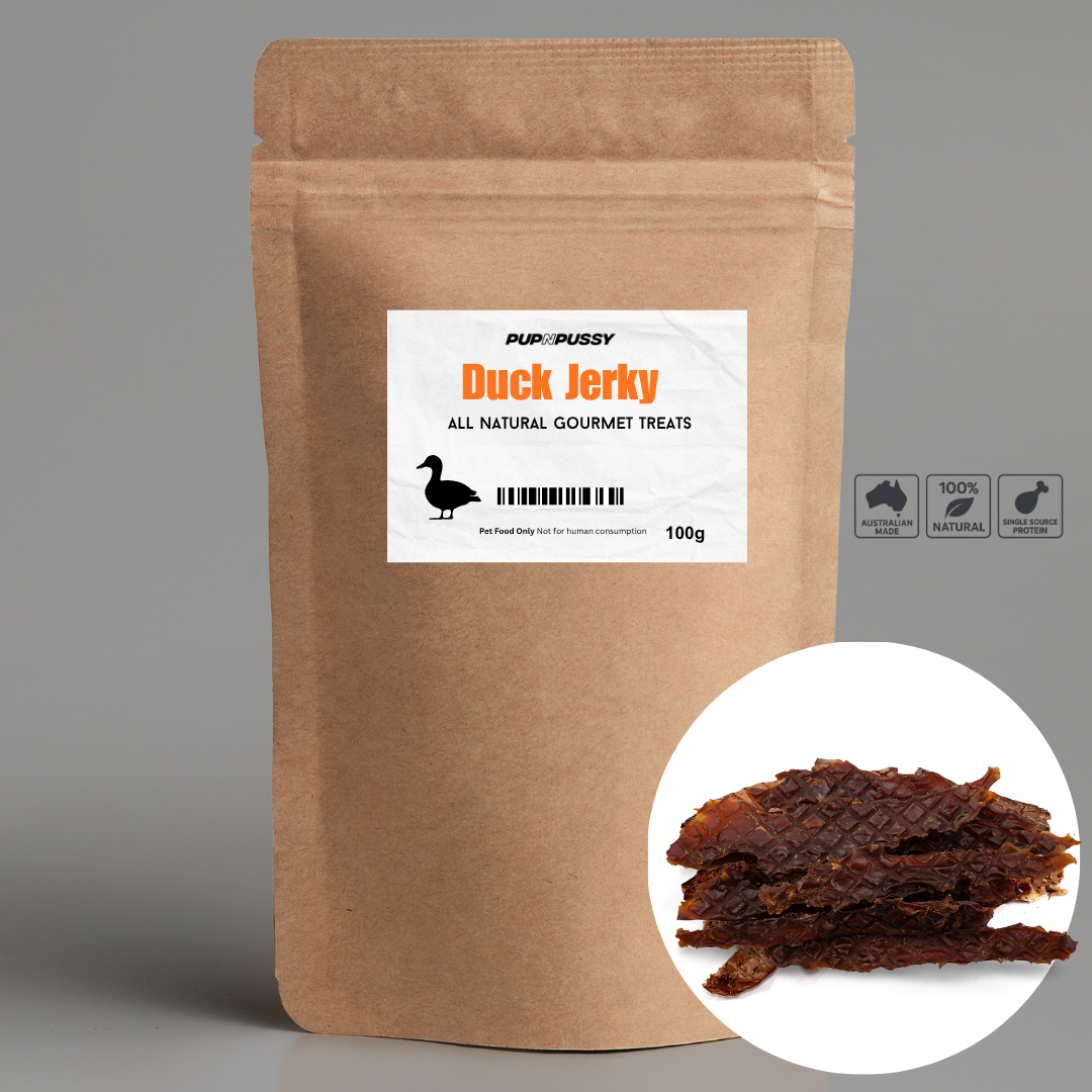 All Natural Gourmet Treats - Duck Jerky 100g
