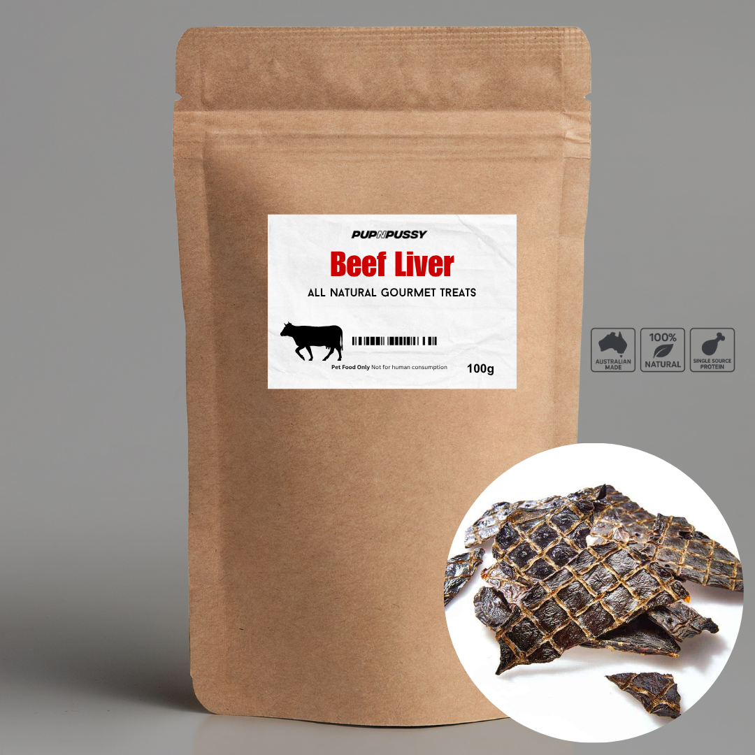 All Natural Gourmet Treats - Australian Beef Liver 100g