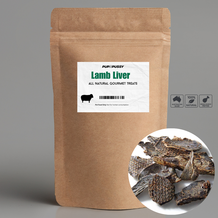 All Natural Gourmet Treats - Australian Lamb Liver 100g