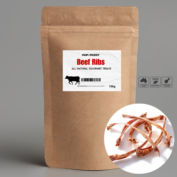 All Natural Gourmet Treats - Australian Beef Ribs 100g