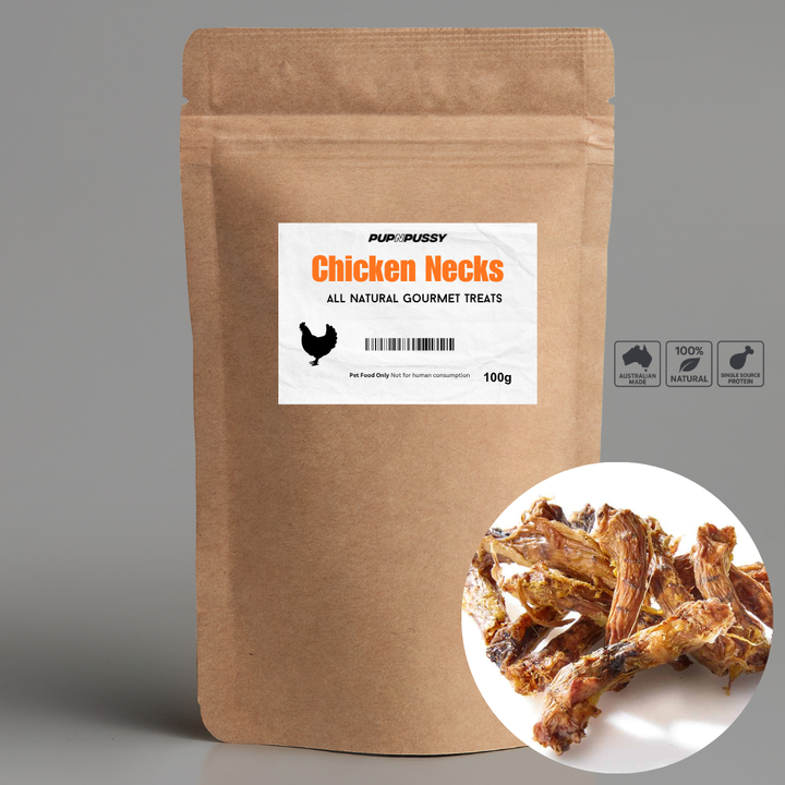 All Natural Gourmet Treats - Australian Chicken Necks 100g