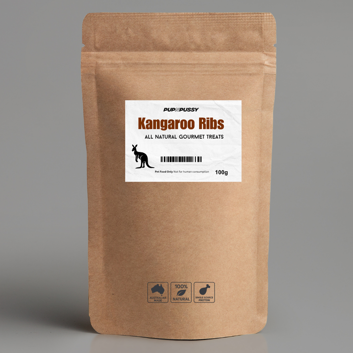 All Natural Gourmet Treats - Australian Kangaroo Ribs 100g