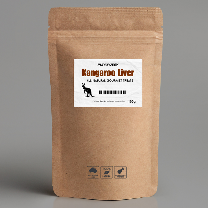 All Natural Gourmet Treats - Australian Kangaroo Liver 100g