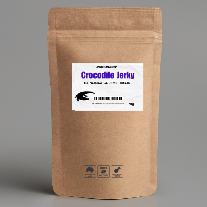All Natural Gourmet Treats - Crocodile Jerky