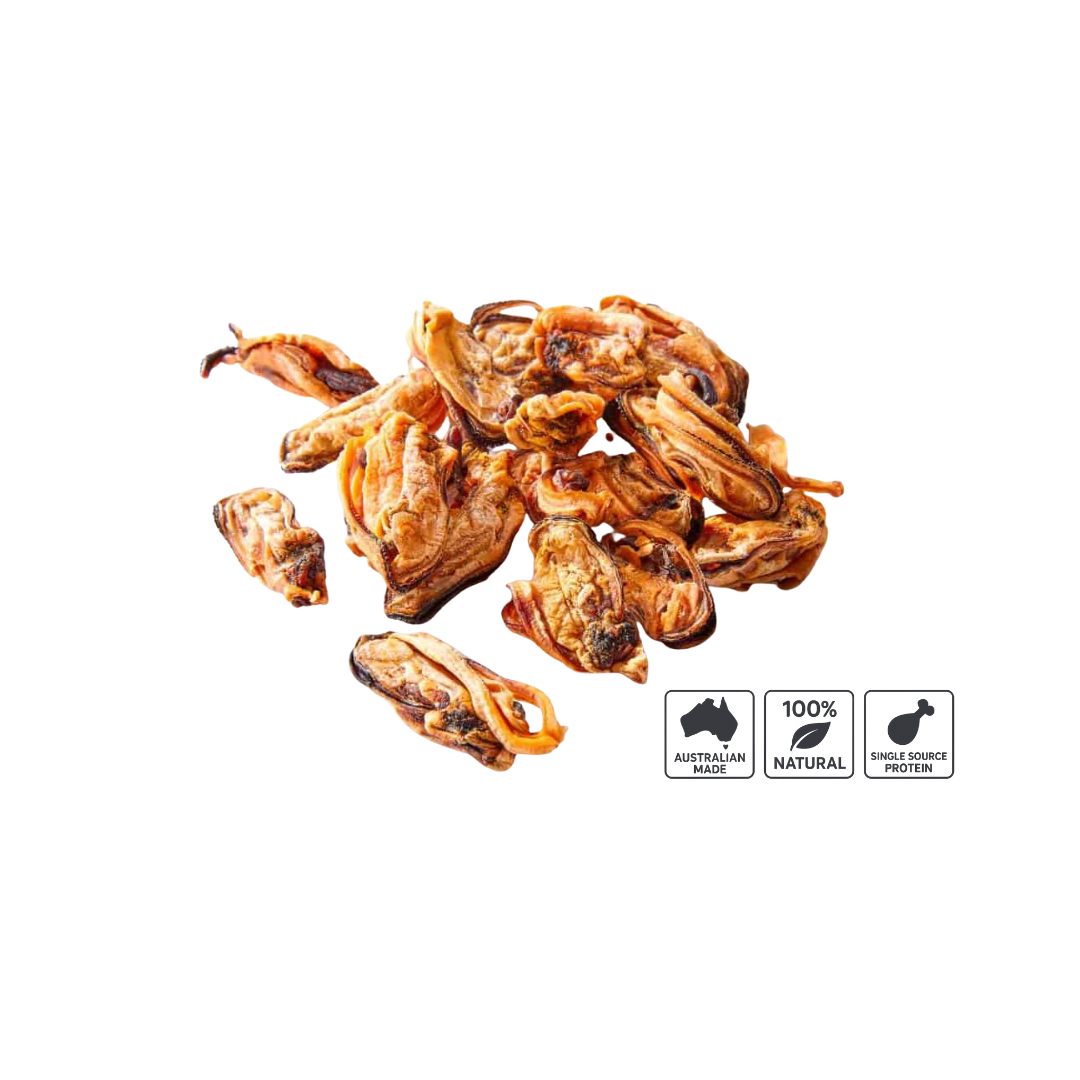 All Natural Gourmet Treats - New Zealand Green Lip Mussels 100g
