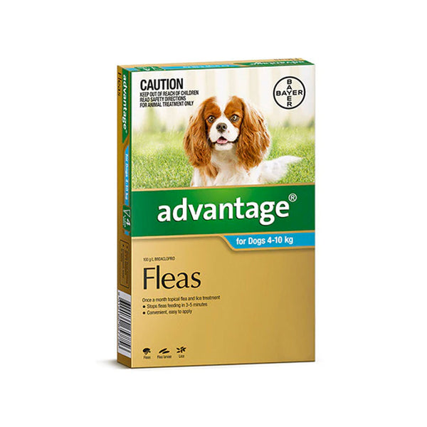 Advantage Flea  -  Dogs 4-10kg  -  4 pack