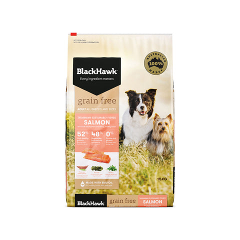 Black Hawk Grain Free Adult Dog Food - Salmon 7kg