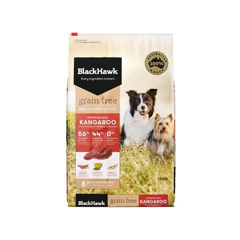 Black Hawk Grain Free Adult Dog Food - Wild Kangaroo 7kg