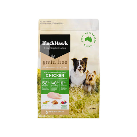 Black Hawk Grain Free Adult Dog Food - Chicken 2.5kg