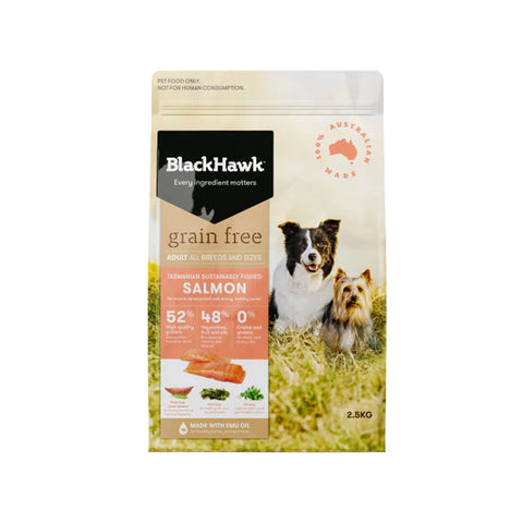 Black Hawk Grain Free Adult Dog Food - Salmon 2.5kg