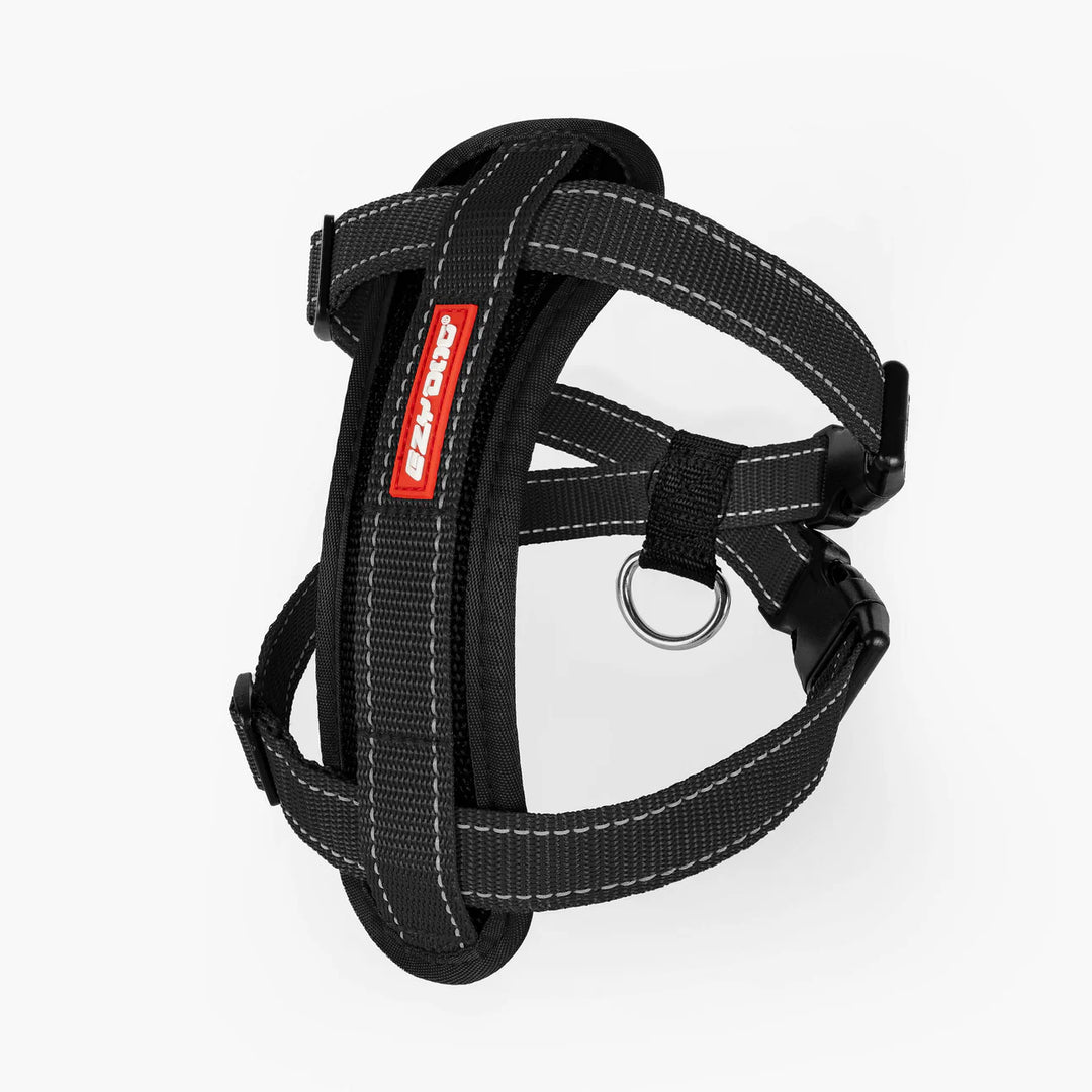 EzyDog Chest Plate Harness Black – PUPNPUSSY All About The