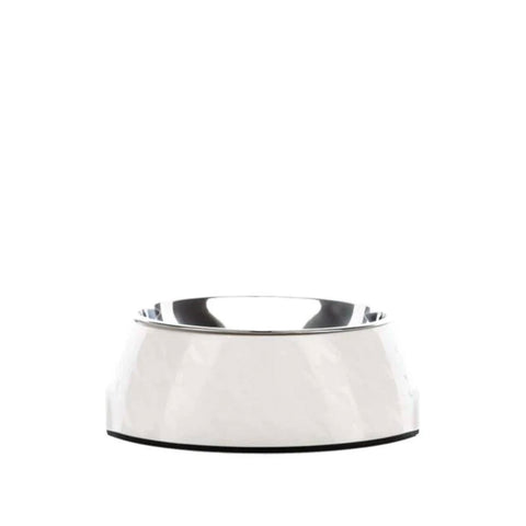 Chic White on White Houndztooth Bowl