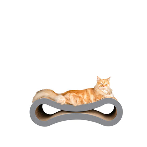 Infinity Cat Scatcher & Lounge - Slate Grey