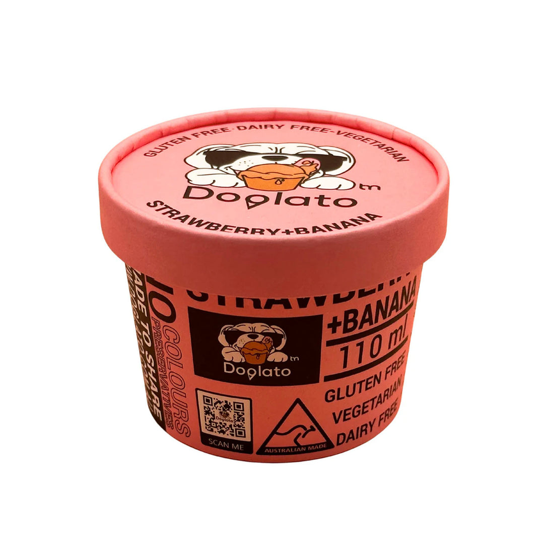 Doglato Frozen Dog Treat - Strawberry & Banana
