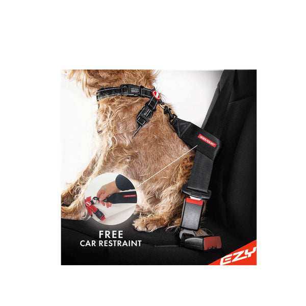 EzyDog Chest Plate Harness - Red