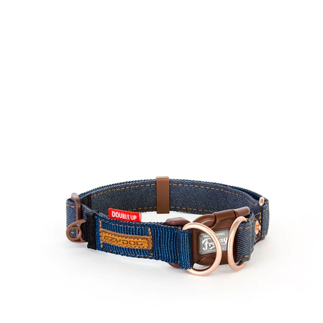 EzyDog Double Up Collar - Denim