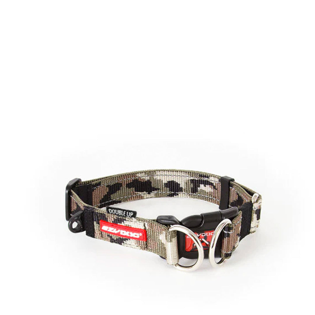 EzyDog Double Up Collar - Green Camo