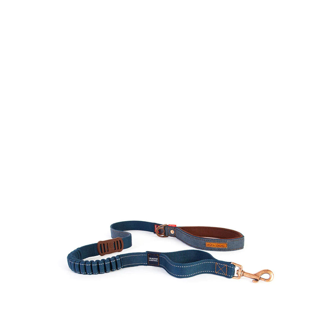 EzyDog Zero Shock Leash - Denim 64cm / 120cm