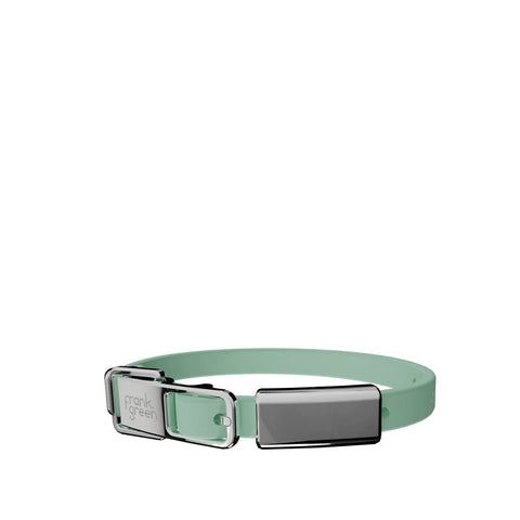 Frank Green Pet Collar With Name Tag - Mint Gelato
