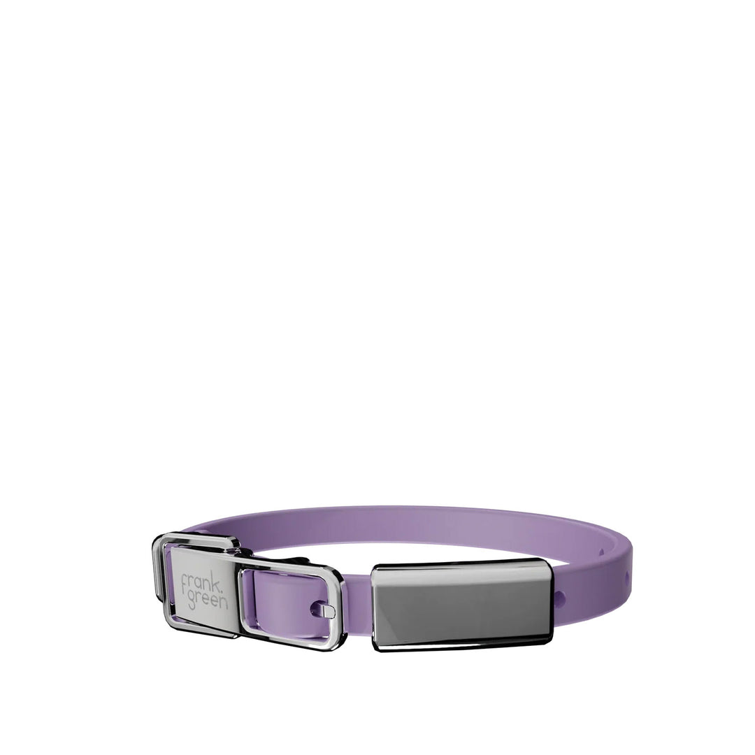 Frank Green Pet Collar With Name Tag - Lilac Haze