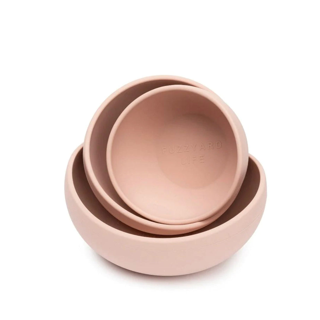 Fuzzyard Life Silicone Bowl - Blush