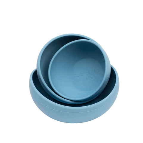 Fuzzyard Life Silicone Bowl - French Blue