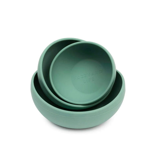 Fuzzyard Life Silicone Bowl - Myrtle Green