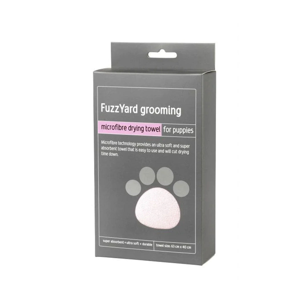 Fuzzyard Grooming Microfibre Drying Towel - Pink