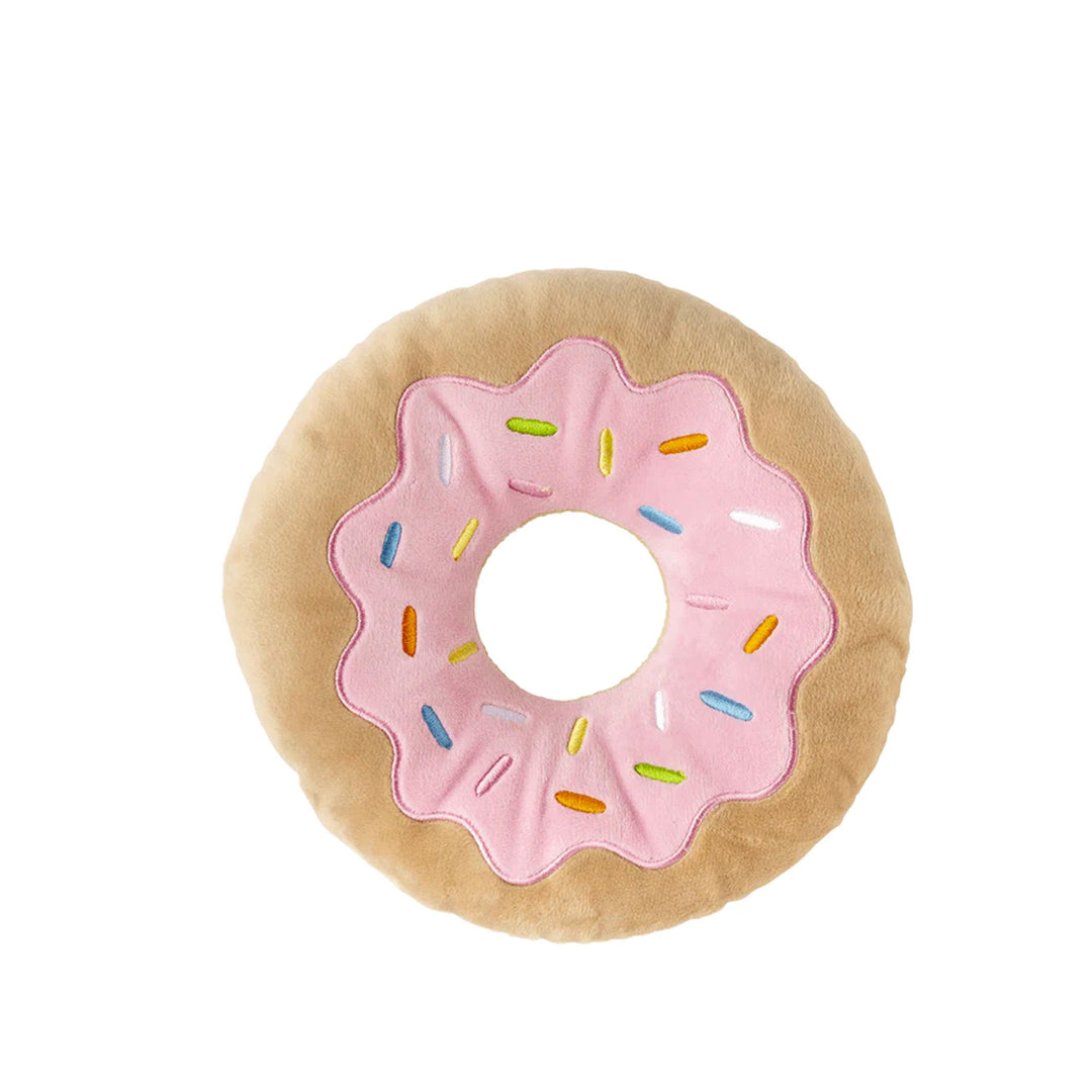 Plush Dog Toy Giant Donut