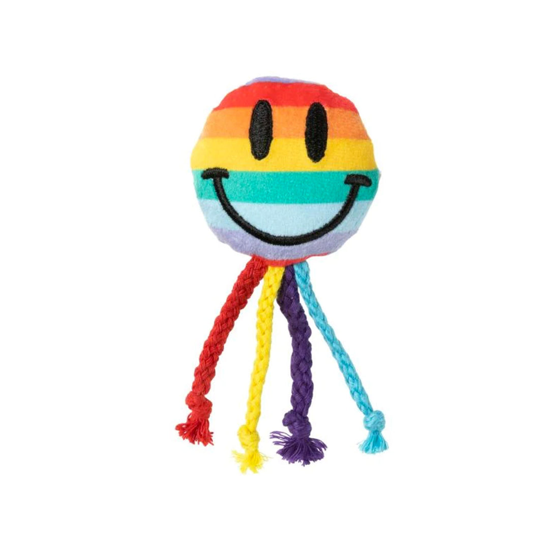 Fuzzyard Pride Smiley Face String Cat Toy