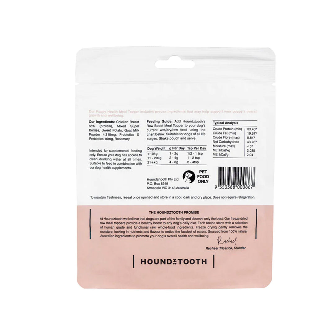 Houndztooth Meal Topper - Puppy Health