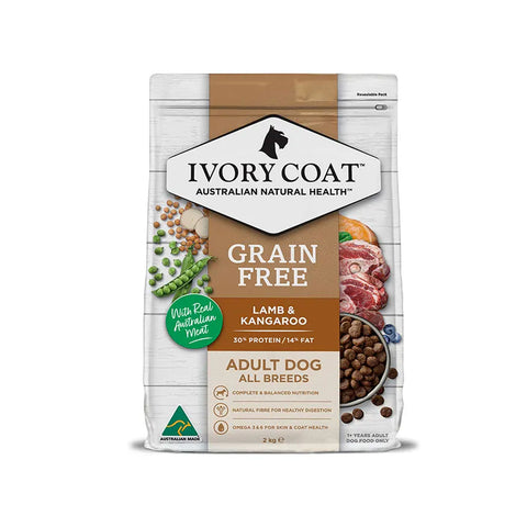 Ivory Coat Grain Free Dog Adult - Lamb & Kangaroo