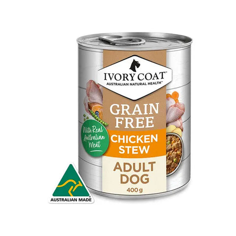 Ivory Coat Grain Free Dog Moist Range - Chicken Stew