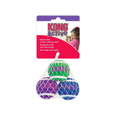 Kong Active Tennis Balls Cat Toy