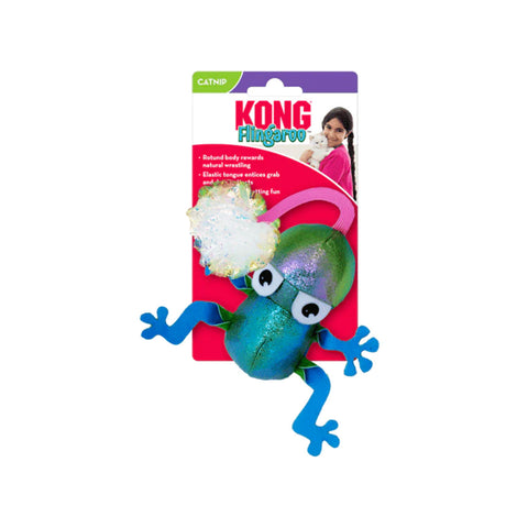 Kong Flingaroo Frog Cat Toy