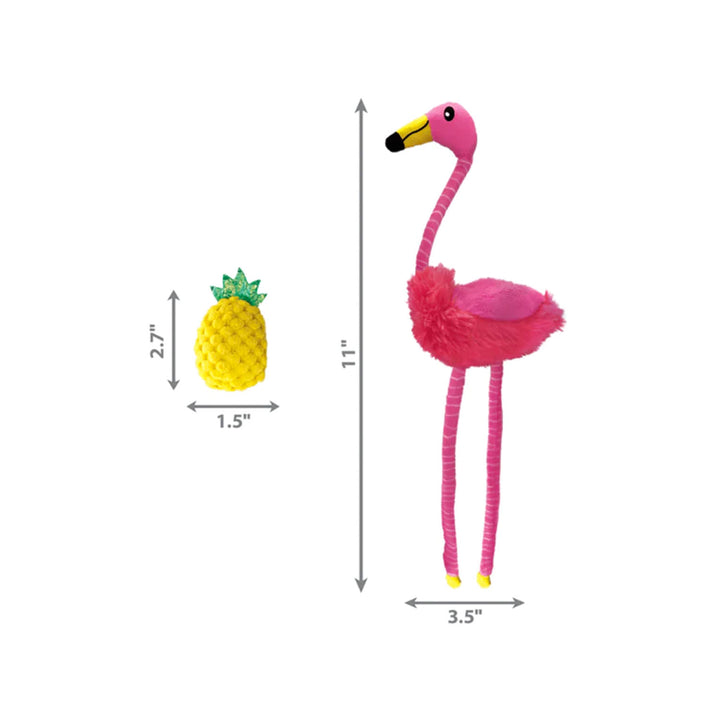 Kong Tropics Flamingo 2 Pack Cat Toy