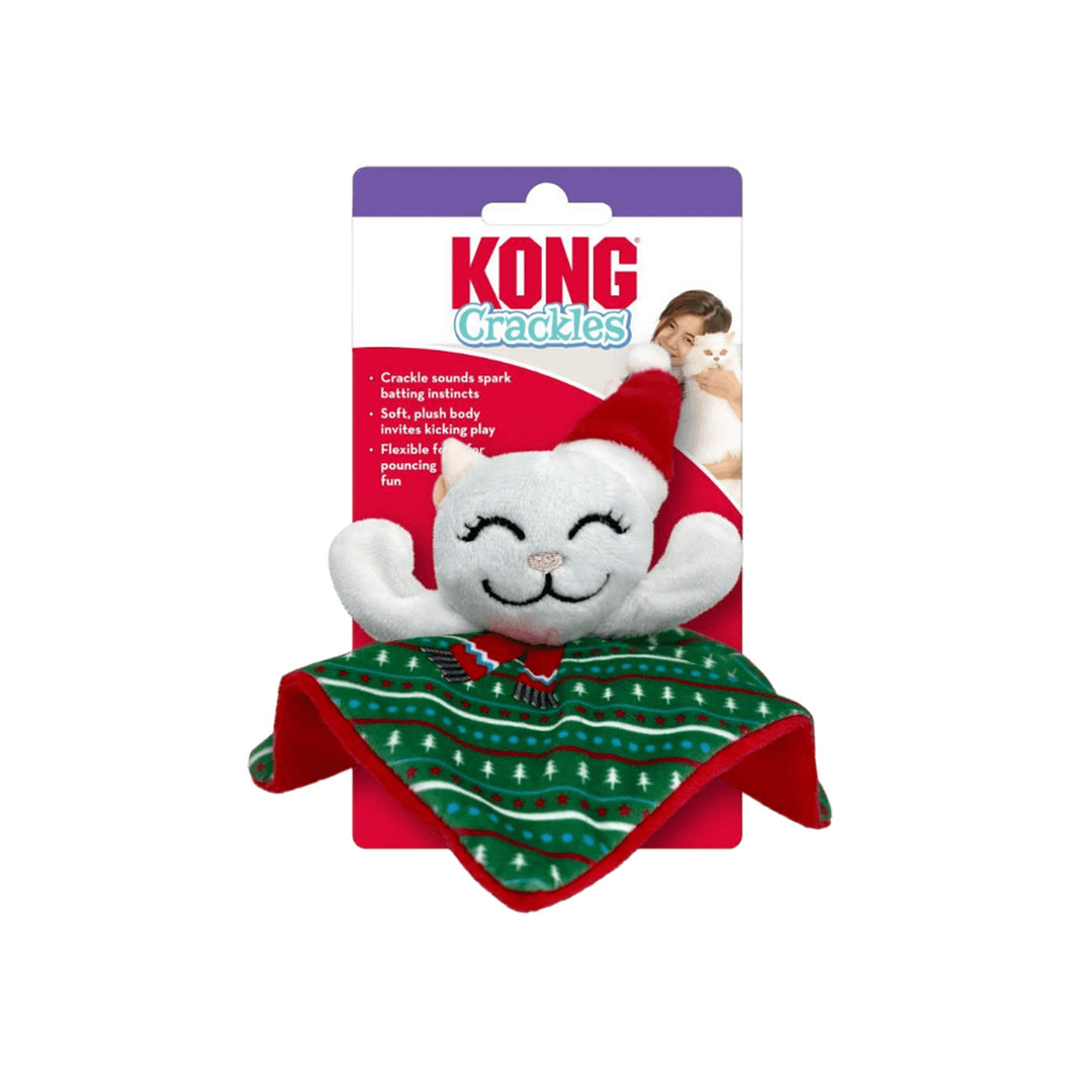 Kong Holiday Crackles Cat Toy - Christmas