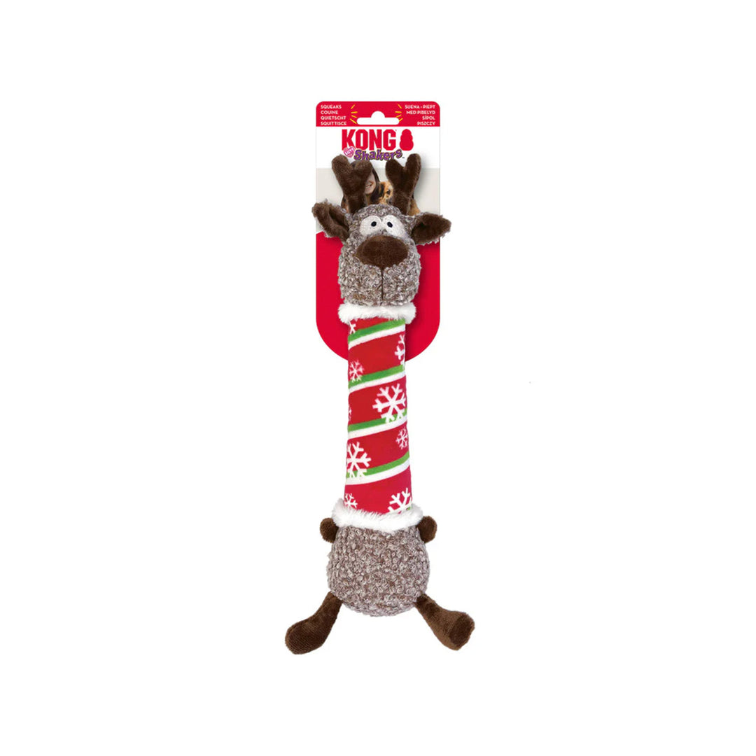Kong Holiday Shakers Luvs Reindeer Dog Toy - Christmas