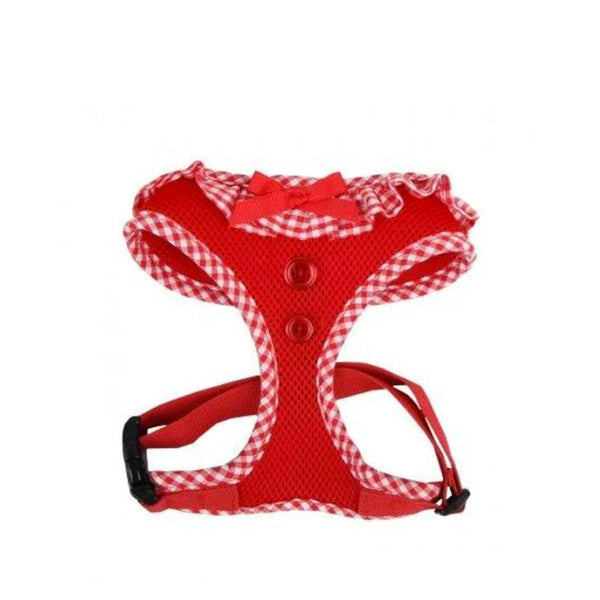 Puppia Gingham Harness - Red