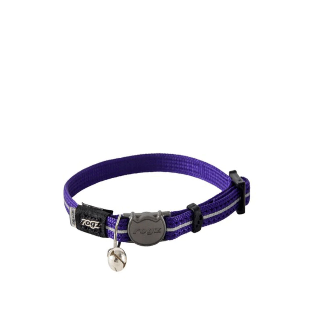Rogz Alleycat Cat Collar  - Purple