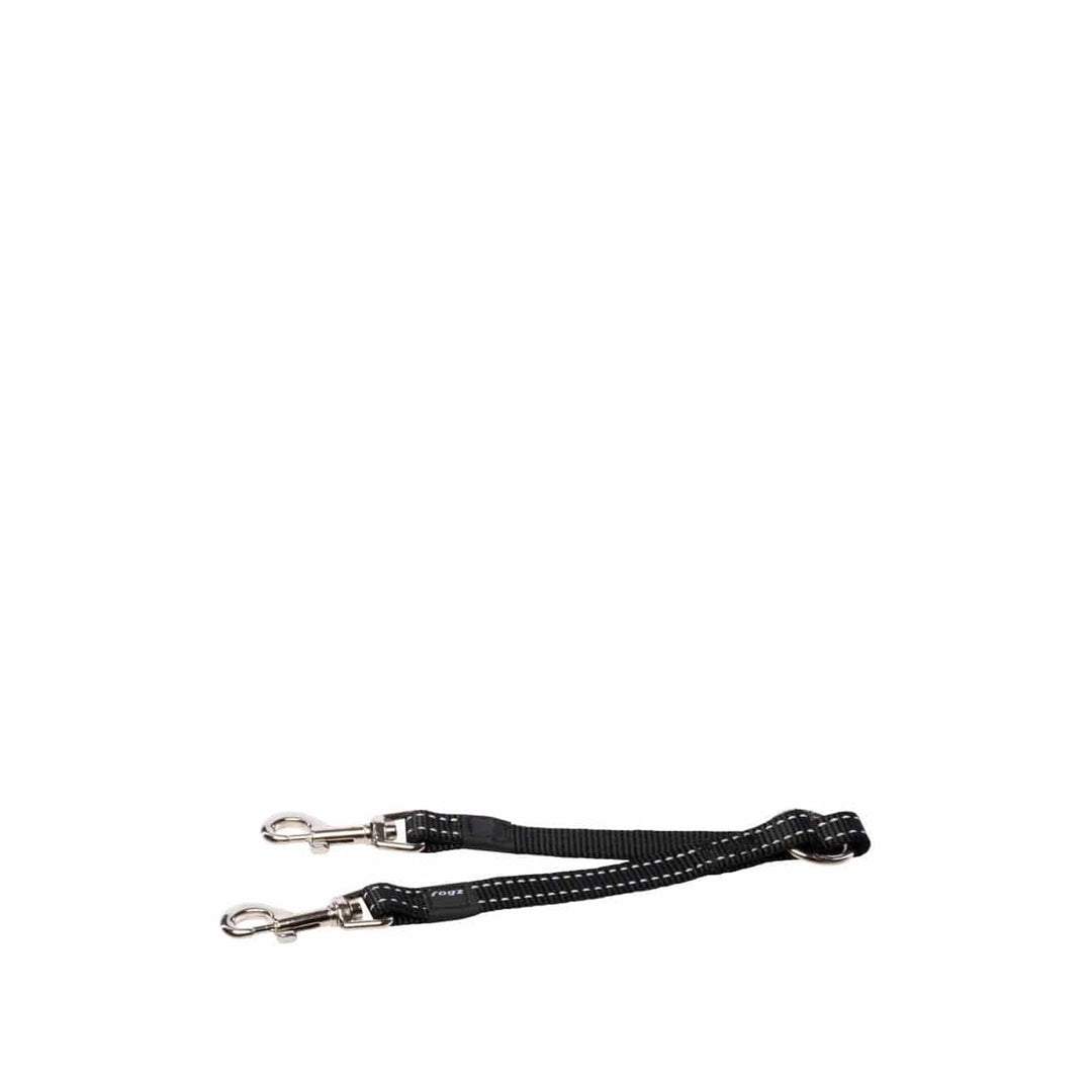 Rogz Utility Double Split Lead - Black